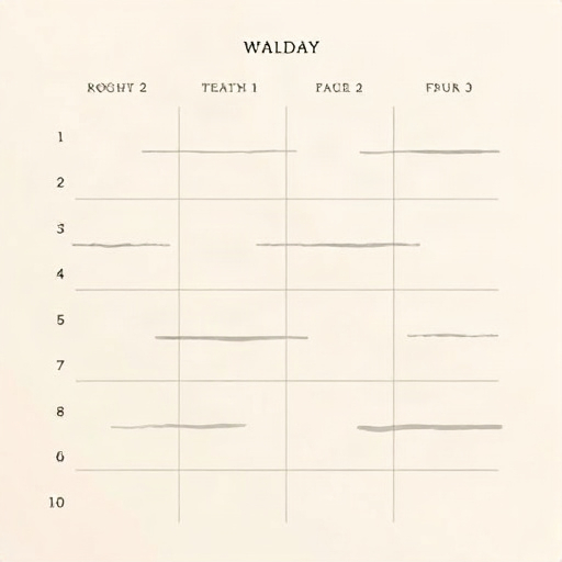 A simple notebook used for habit tracking